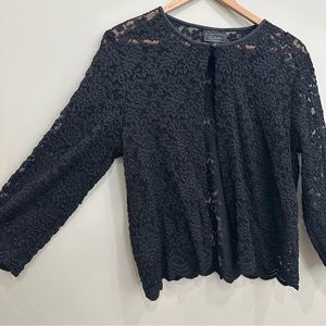 Dressbarn Collection lace jacket Medium